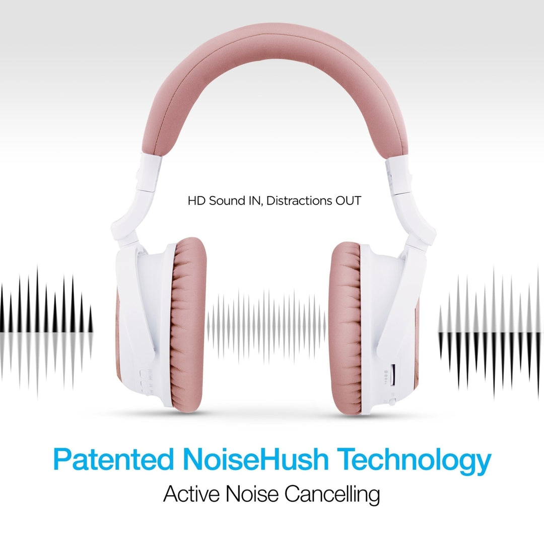 Naztech i9 BT Active Noise Canceling Headphones (NOISE-PRNT) Image 4