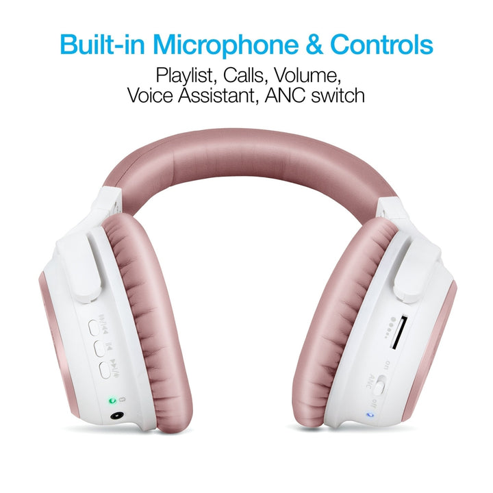 Naztech i9 BT Active Noise Canceling Headphones (NOISE-PRNT) Image 6