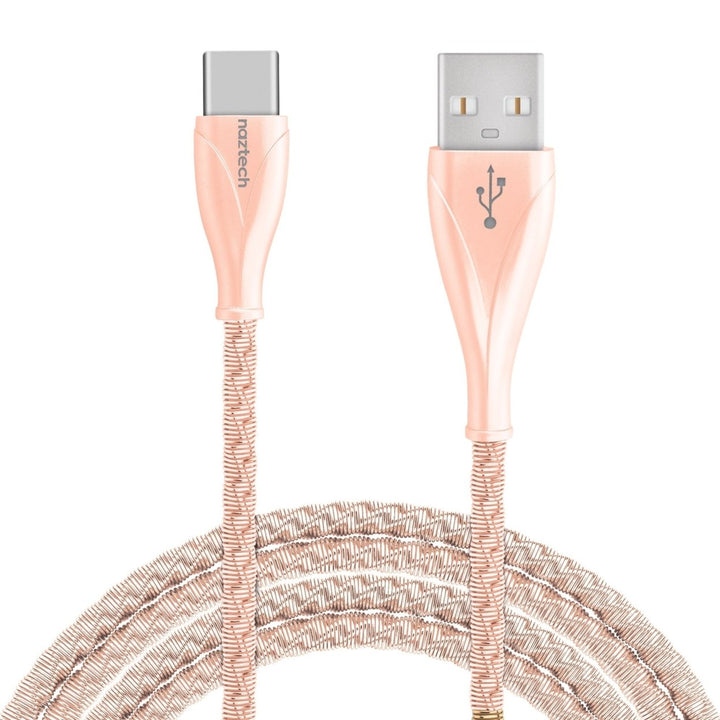 Naztech Elite Series USB-C to USB-A Metal Cable 4ft Image 1