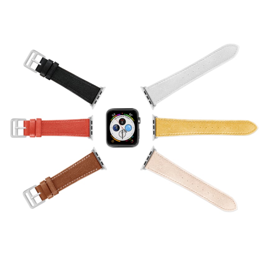 Naztech Leather Band for Apple Watch 42 and 44mm (LEATHER42-PRNT) Image 1
