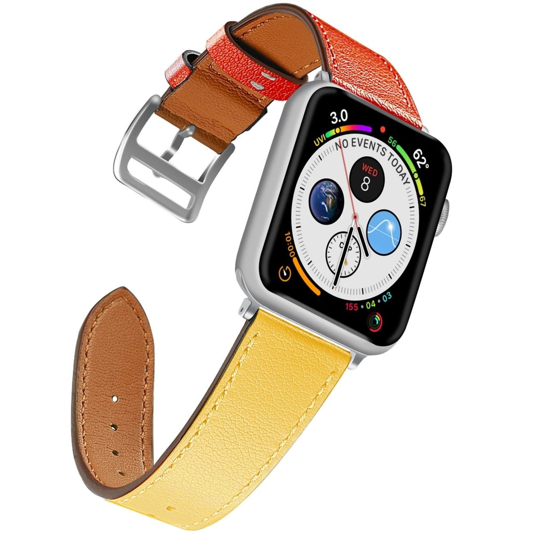 Naztech Leather Band for Apple Watch 42 & 44mm (LEATHER42-PRNT) Image 1