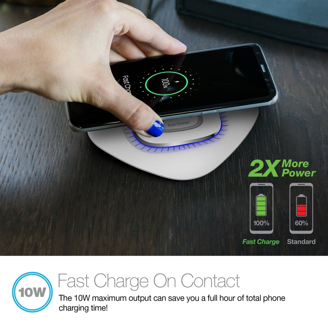 Naztech Power Pad Qi Wireless Fast Charger Image 4