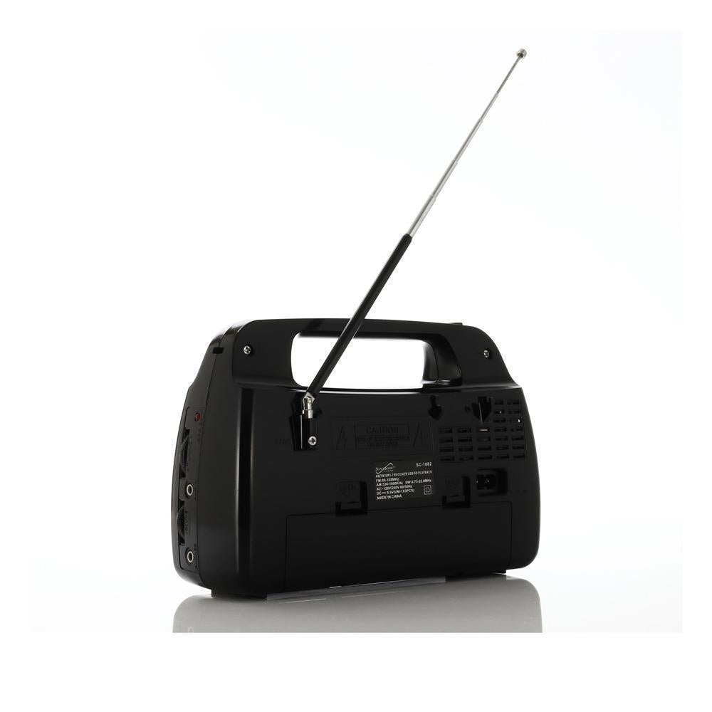 Supersonic 9 Band AM FM SW1-7 Portable Radio (SC-1082) Image 10