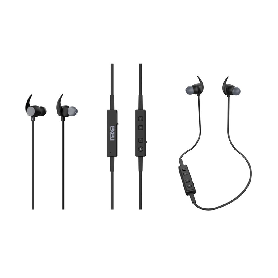 Bluetooth Isolation Earphones with Alexa Voice Control NE-969 Sweatproof 4HR Battery Image 1