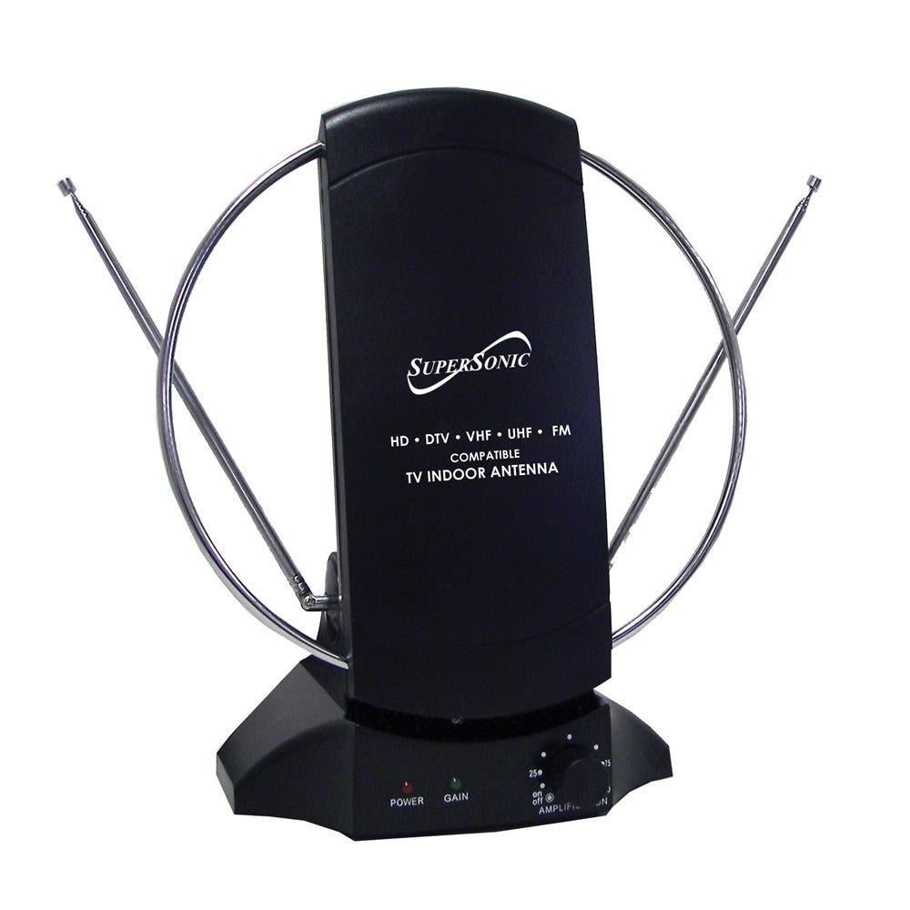 Supersonic HDTV Digital Amplified Indoor Antenna SC-605 40 Mile Range 1080p Image 1