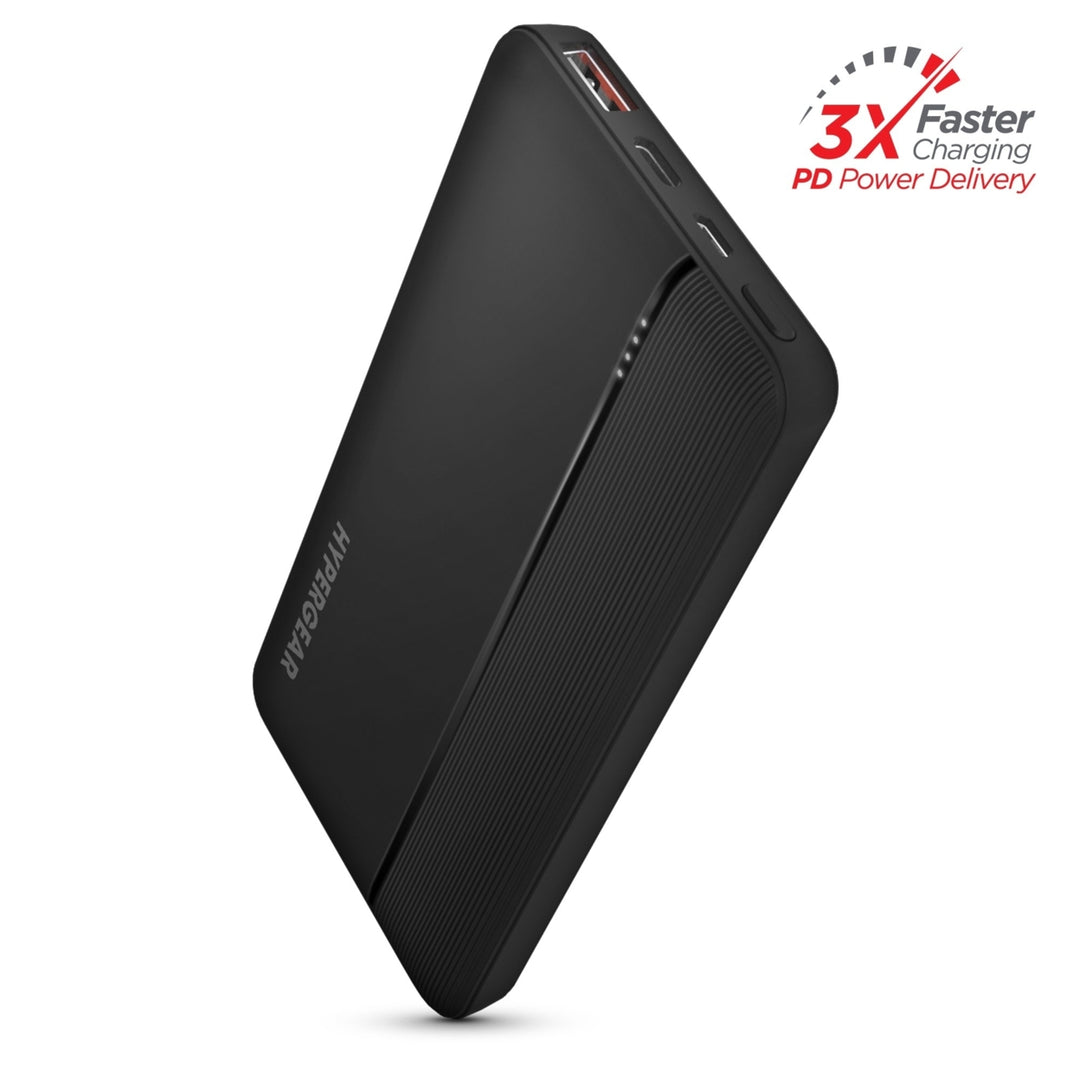 Hypergear 10000mAh 20W PD + USB Power Bank Black (15457-HYP) Image 1