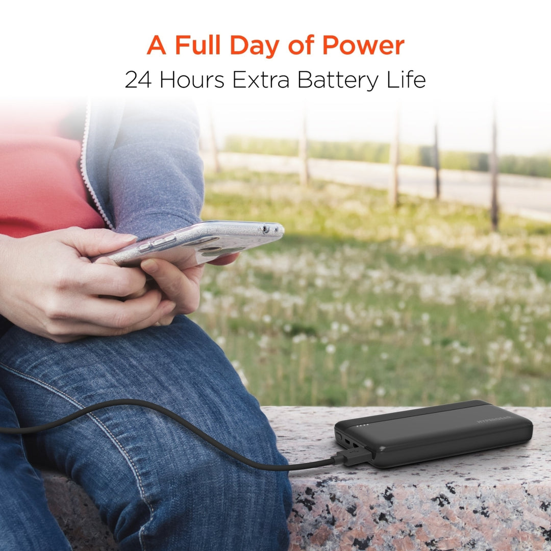 Hypergear 10000mAh 20W PD + USB Power Bank Black (15457-HYP) Image 2