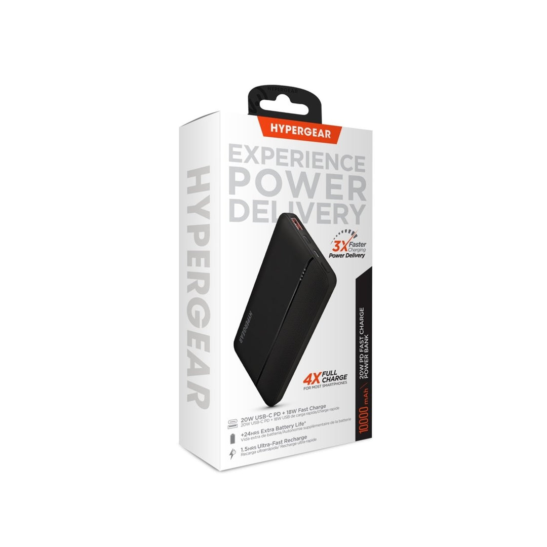 Hypergear 10000mAh 20W PD + USB Power Bank Black (15457-HYP) Image 11