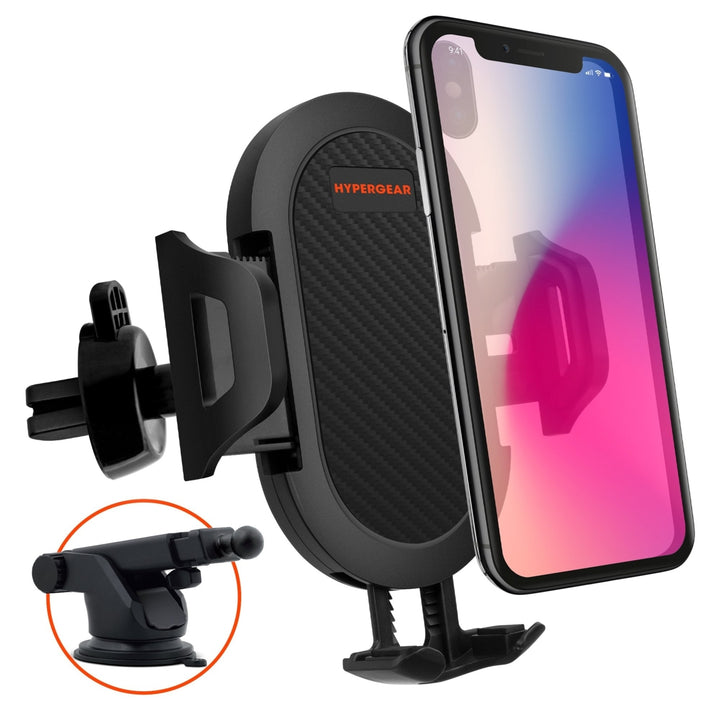 HyperGear 3-in-1 Phone Mount Kit Black (15289-HYP) Image 1