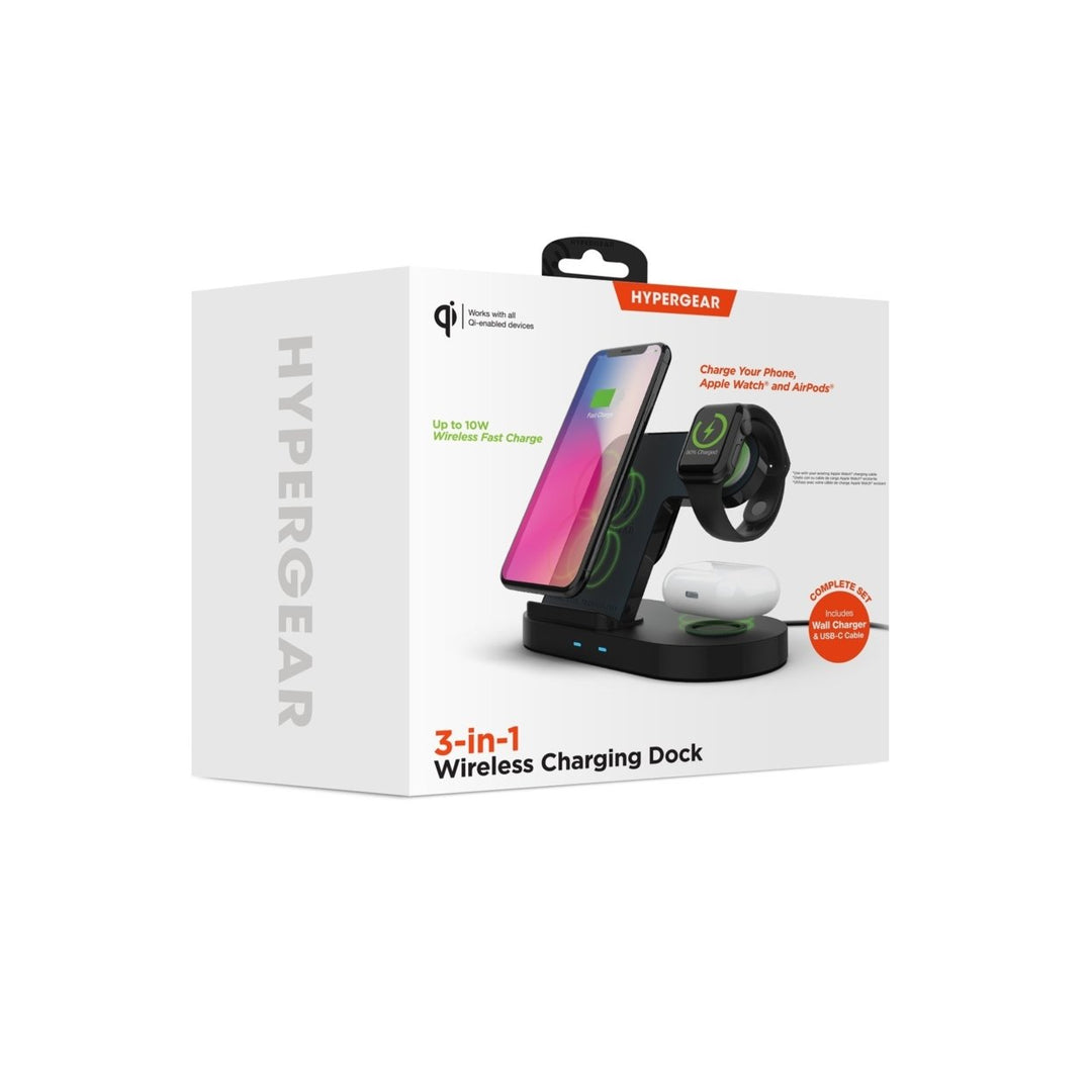 Hypergear 3-in-1 Wireless Charging Dock Black (15328-HYP) Image 11