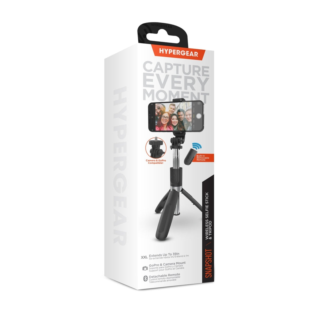 HyperGear SnapShot Wireless Selfie Stick + Tripod Black (15437-HYP) Image 8