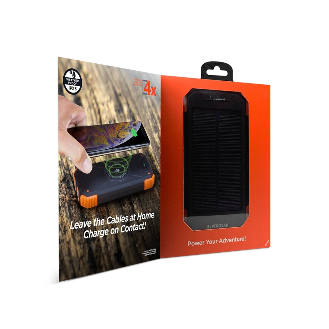 HyperGear Solar 10000mAh Wireless Power Bank Black (14659-HYP) Image 7