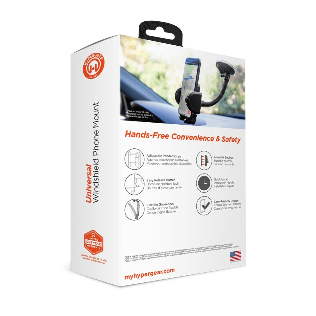 HyperGear Universal Windshield Phone Mount Black (14369-HYP) Image 8