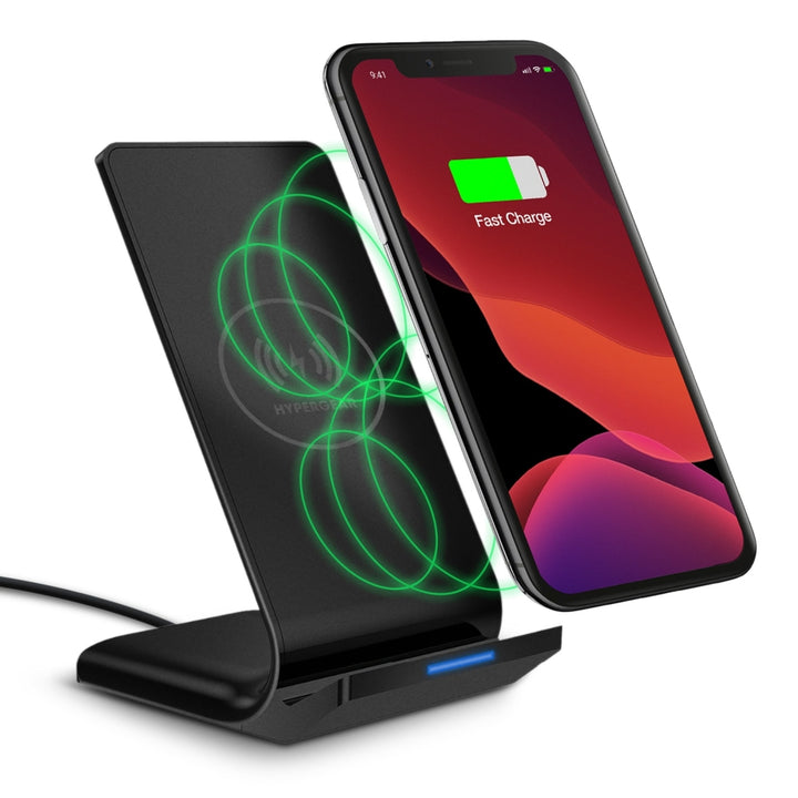 HyperGear Wireless Fast Charging Stand Black (14519-HYP) Image 1