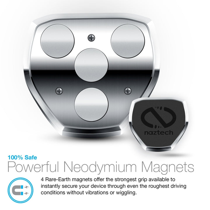 Naztech MagBuddy Universal Magnetic Vent+ Mount Black (14535-HYP) Image 2