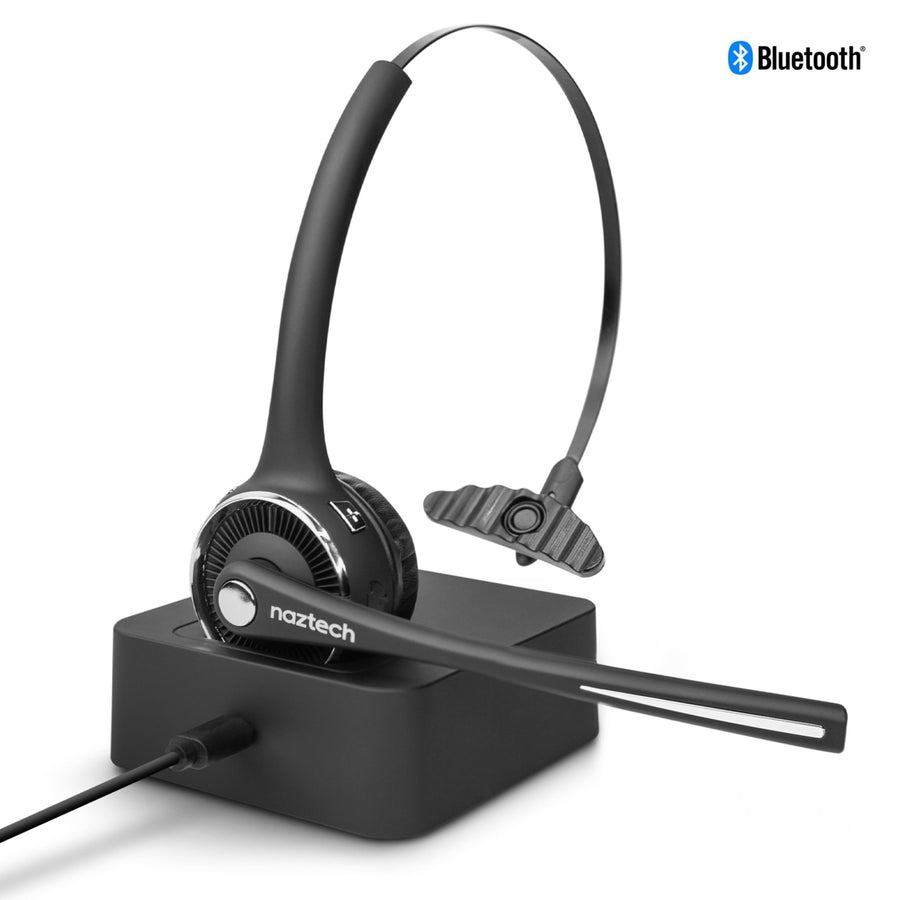 Naztech N980 BT Over-the-Head Headset w Base (15183-HYP) Image 1