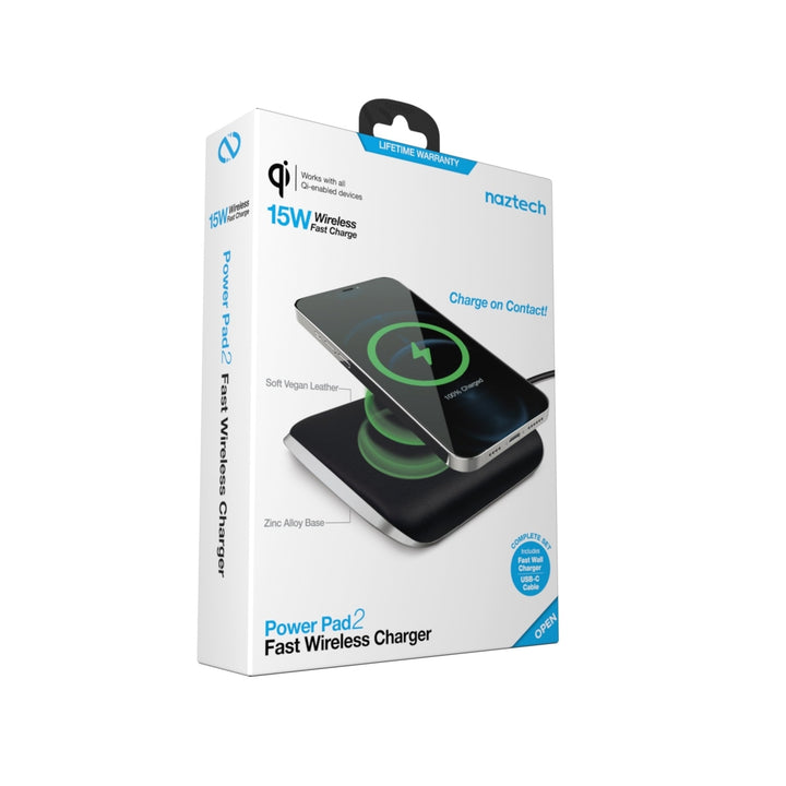 Naztech Power Pad 2 15W Fast Wireless Charger (15439-HYP) Image 11