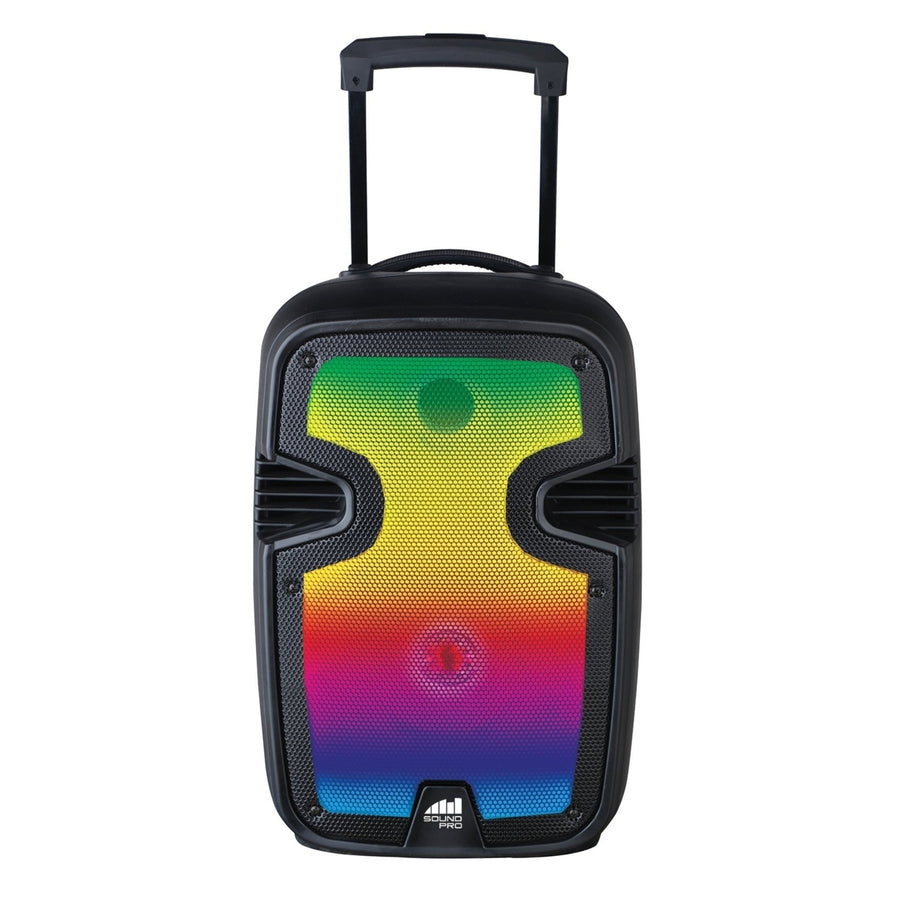 Portable 12 Bluetooth Blaze Party Speaker with Full Glow Disco Lights (NDS-1215) Image 1