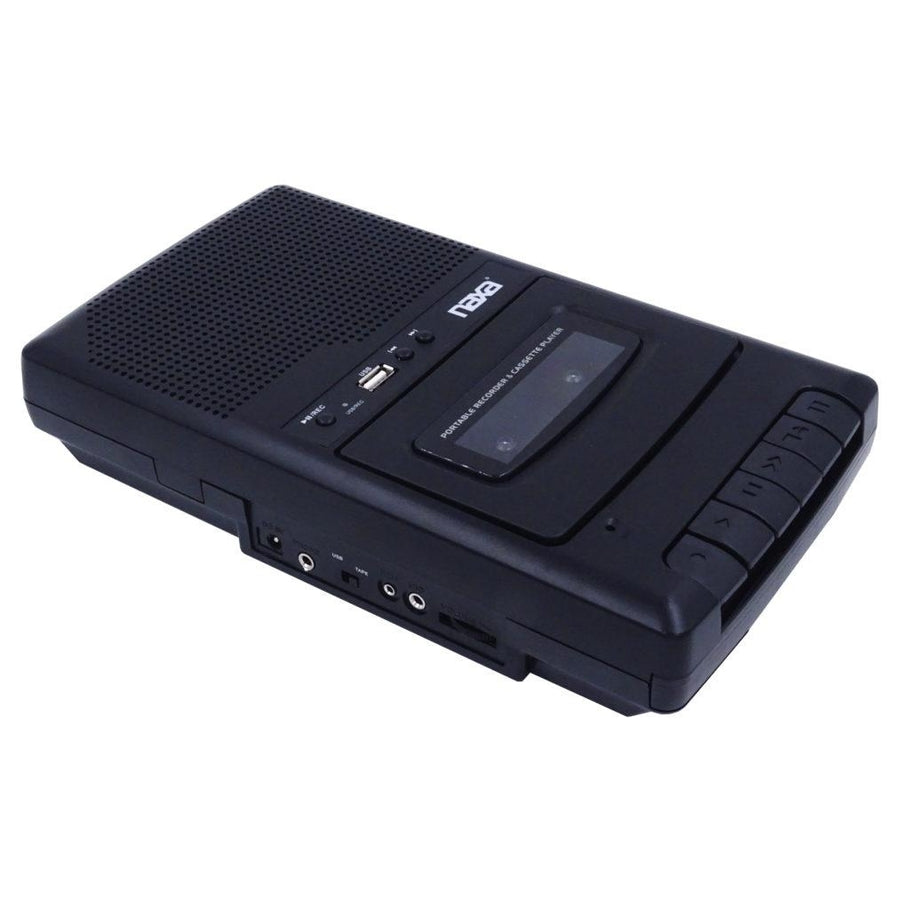 Naxa Portable Cassette Recorder Digital Converter NPB-300 with USB and MIC Input Image 1