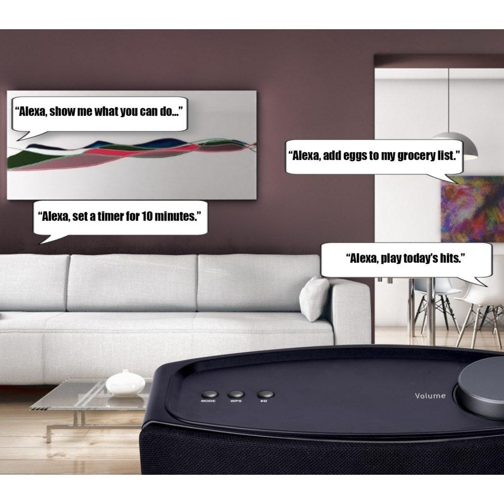 Naxa Wi-Fi and Bluetooth Multi-Room Speaker with Amazon Alexa Voice Control (NAS-5001) Image 4