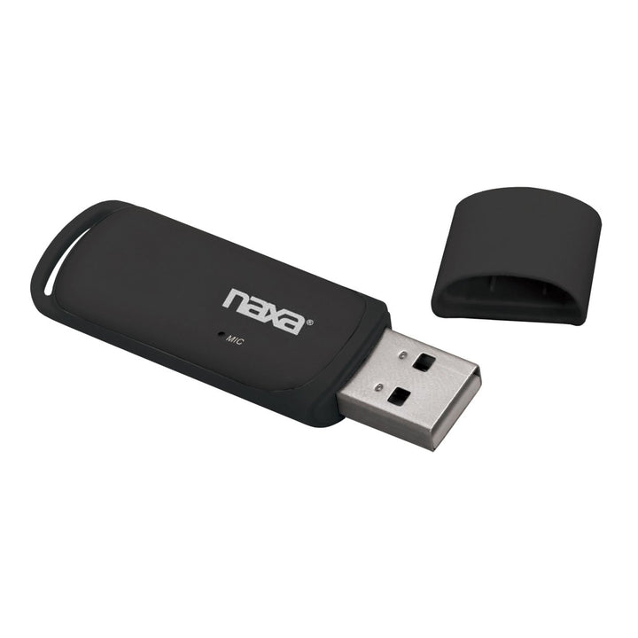 Naxa NAB-4003 Wireless Bluetooth Audio Adapter for USB Connectors Black Image 1