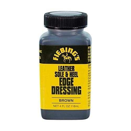 Fiebings 4 Oz Brown Leather Sole Heel Edge Dressing Gloss Shoe Care Dressing Image 2