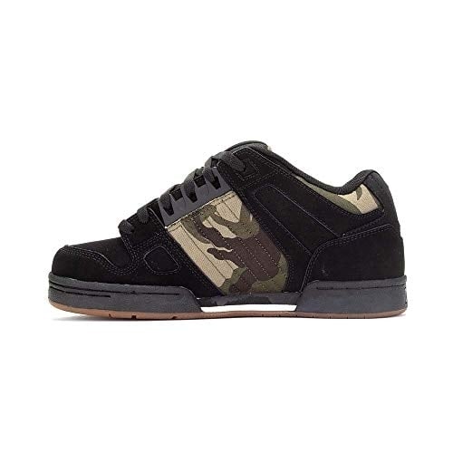 Dvs Footwear Mens Celsius Skate Shoe  BLACK CAMO CHARCOAL NUBUCK Image 3