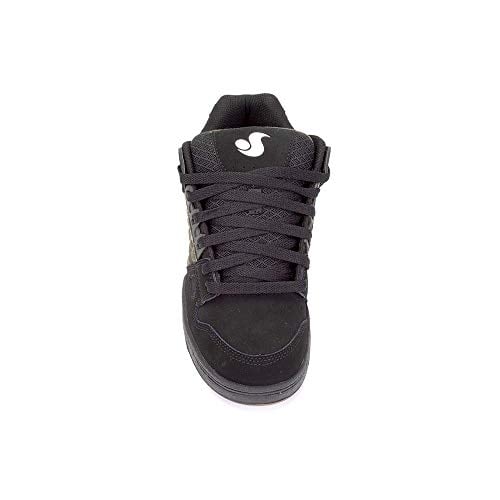 Dvs Footwear Mens Celsius Skate Shoe  BLACK CAMO CHARCOAL NUBUCK Image 4