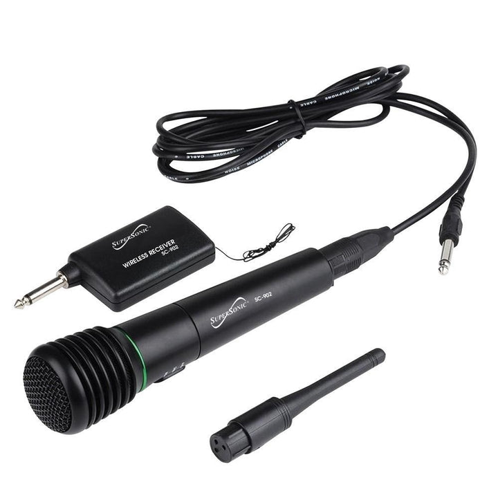 Professional Microphone SC-902 Unidirectional Wired Wireless System with Receiver Image 4