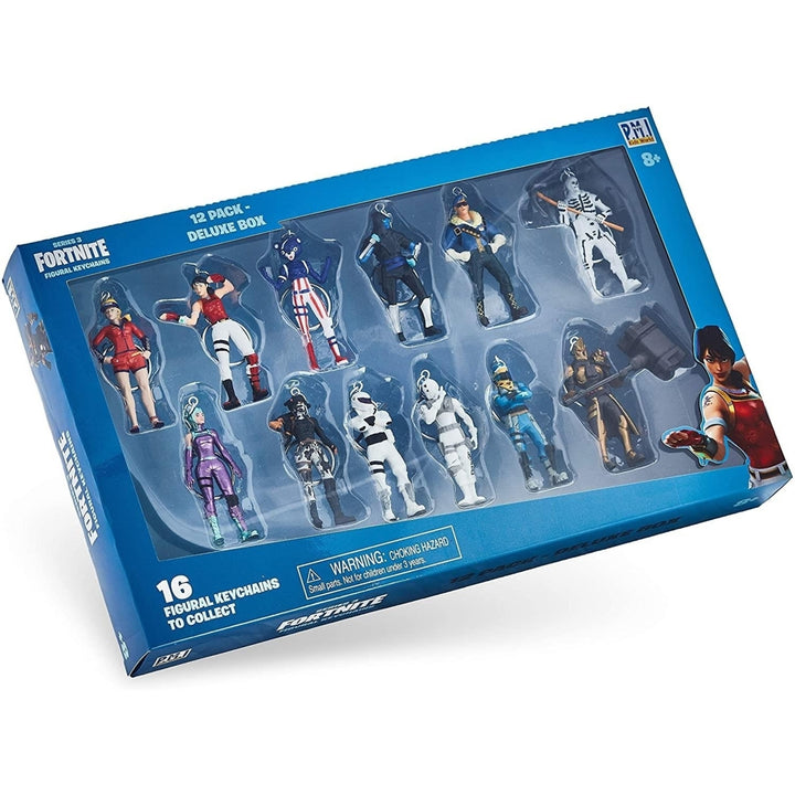 Fortnite Popular Character Keychains 12pk Collectible Deluxe Box Figures PMI International Image 2