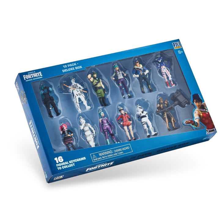 Fortnite Battle Royale Keychains 12pk Collectible Deluxe Box Character Figures PMI International Image 3