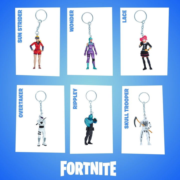 Fortnite Battle Royale Keychains 12pk Collectible Deluxe Box Character Figures PMI International Image 4