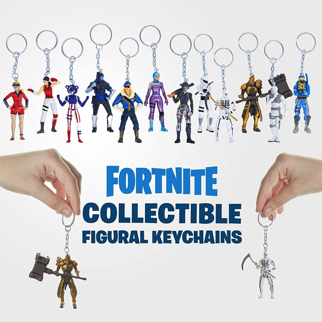 Fortnite Popular Character Keychains 12pk Collectible Deluxe Box Figures PMI International Image 6