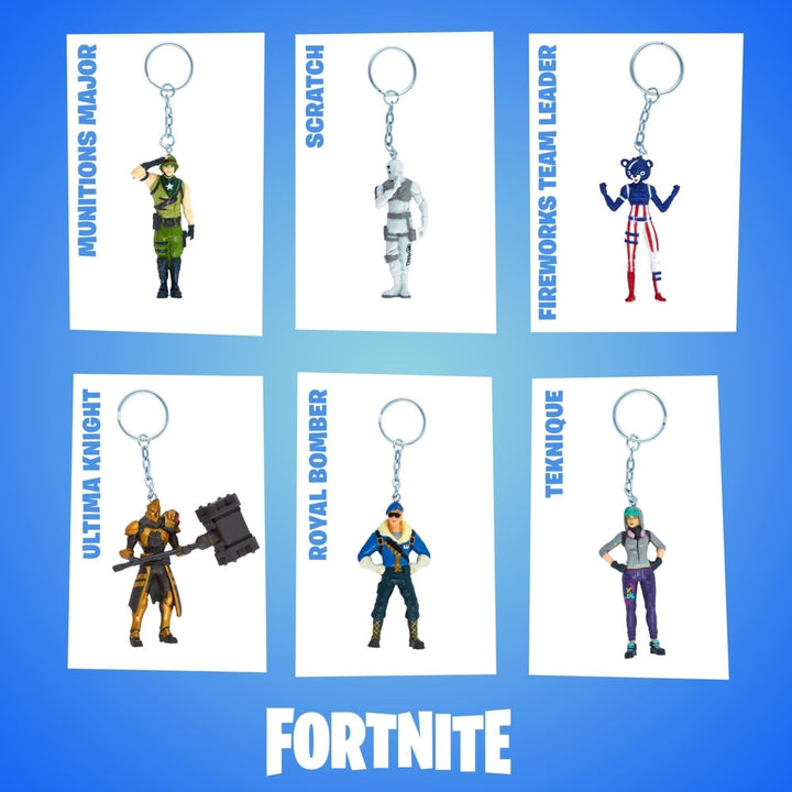 Fortnite Battle Royale Keychains 12pk Collectible Deluxe Box Character Figures PMI International Image 4