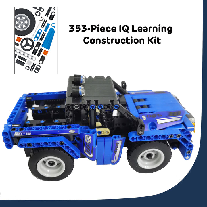 Dimple 2-In-1 RC Vehicle Building Toy 353-Piece STEM Set for Kids Remote Control Image 4