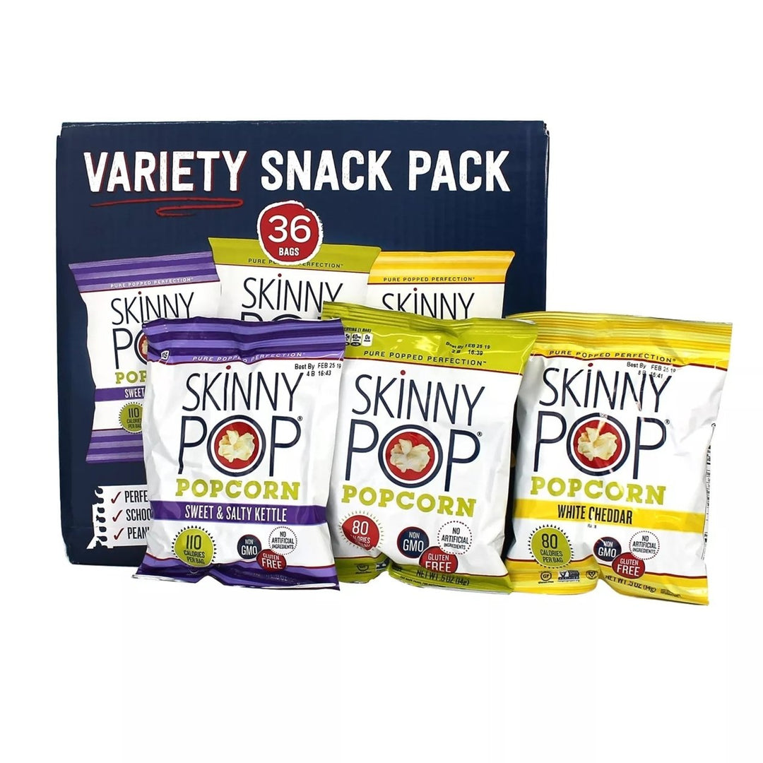 SkinnyPop Popcorn Variety Snack Pack (36 Count) Image 4