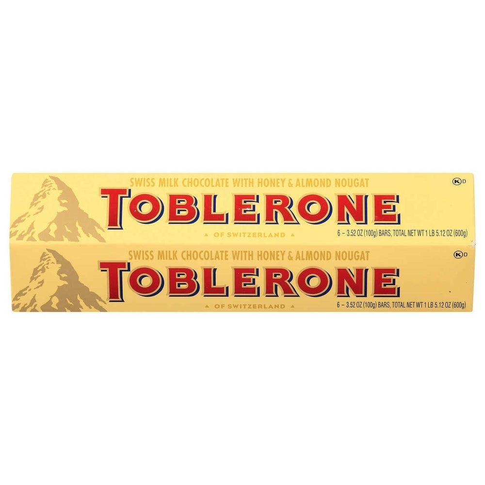 Toblerone Swiss Milk Chocolate Bar 3.52 Ounce (6 Count) Image 2