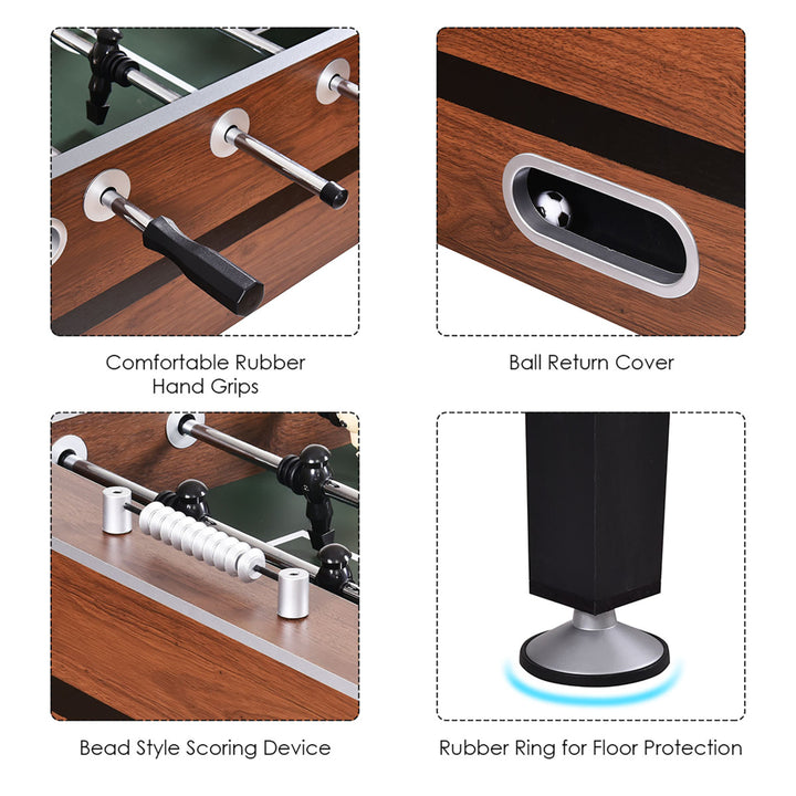 54 Foosball Soccer Table Competition Sized Football Arcade Indoor Game Image 7