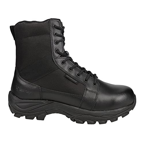 Bates Mens Fuse 8-inch Side Zip Waterproof Boot Black - E06508 BLACK Image 4