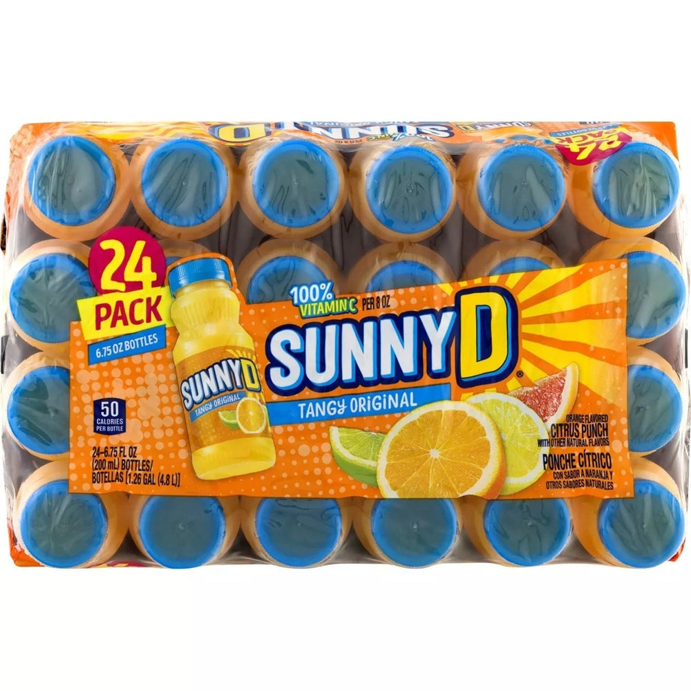 SunnyD Tangy Original Orange Flavored Citrus Punch 6.75 Fluid Ounce (24 Count) Image 2