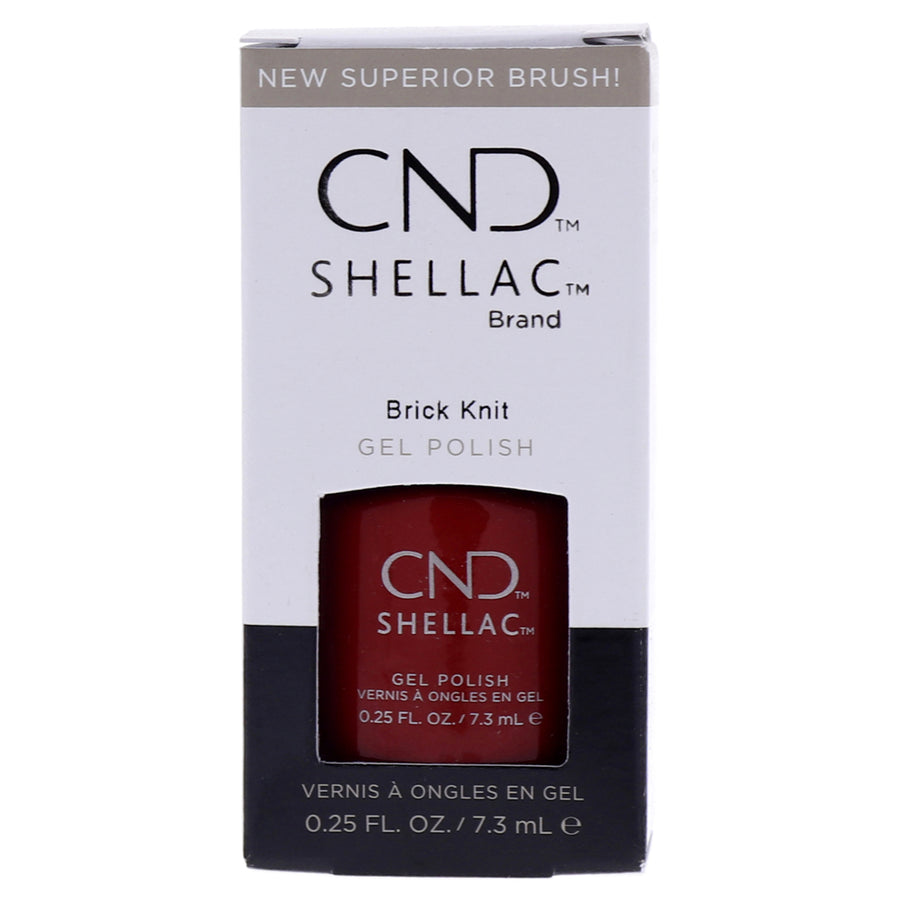 Shellac Nail Color - Brick Knit by CND for Women - 0.25 oz Nail Polish Image 1