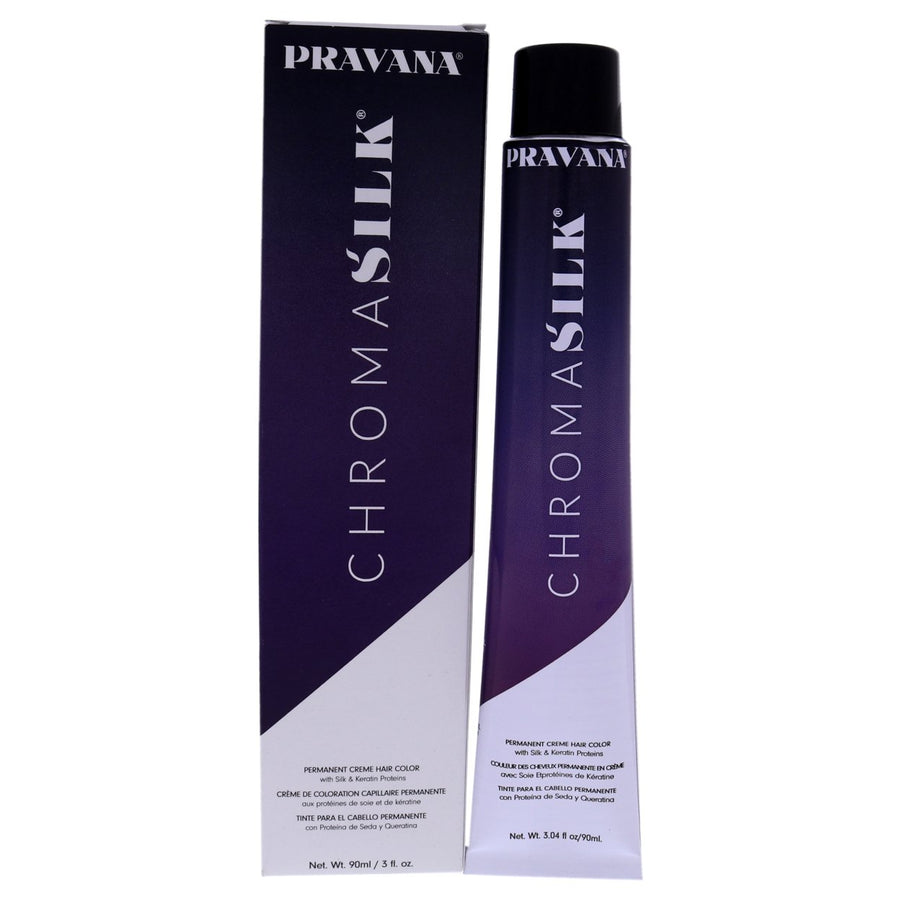 ChromaSilk Creme Hair Color - 4.56 Mahogany Red Brown by Pravana for Unisex - 3 oz Hair Color Image 1