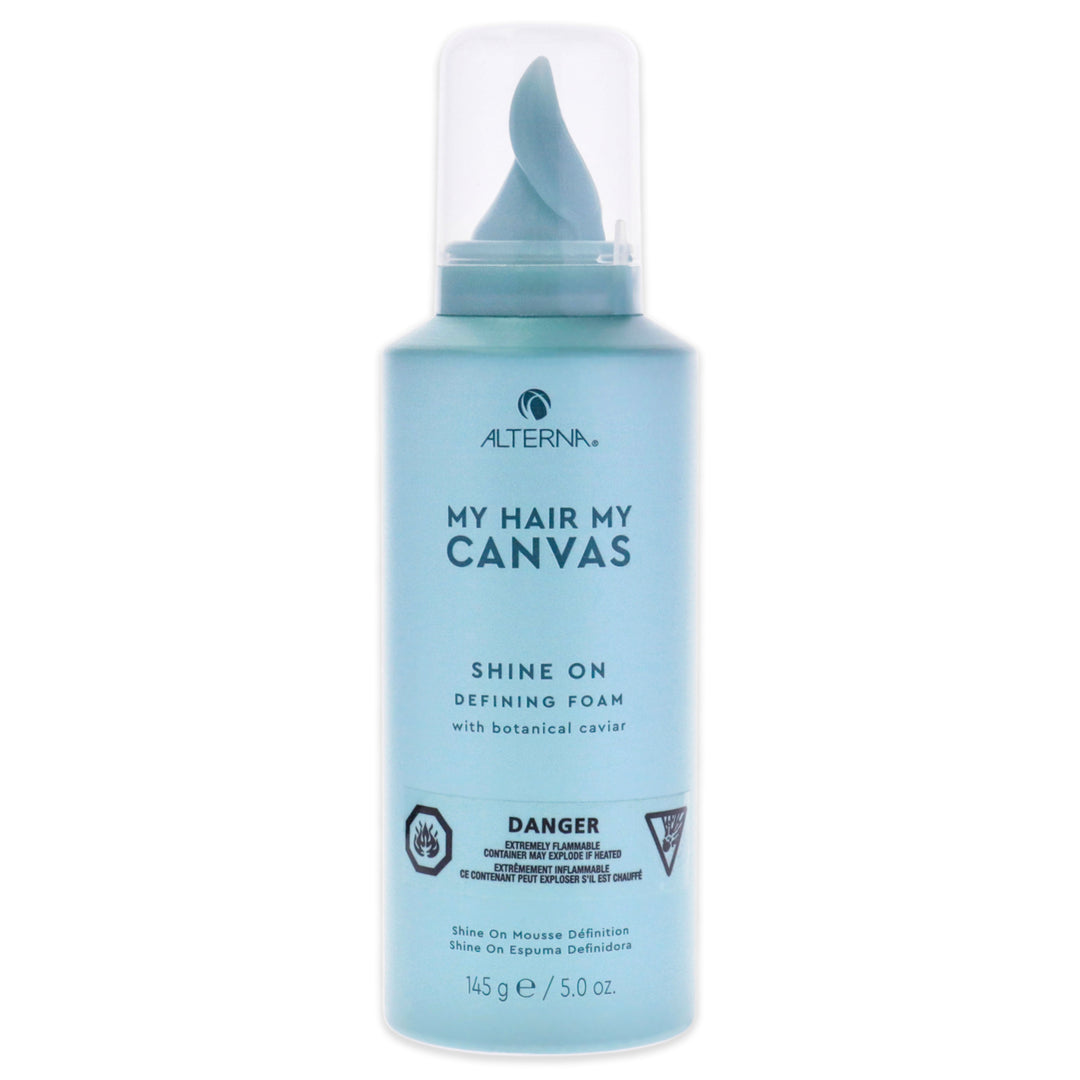 My Hair My Canvas Shine On Defining Foam by Alterna for Unisex - 5 oz Foam Image 1