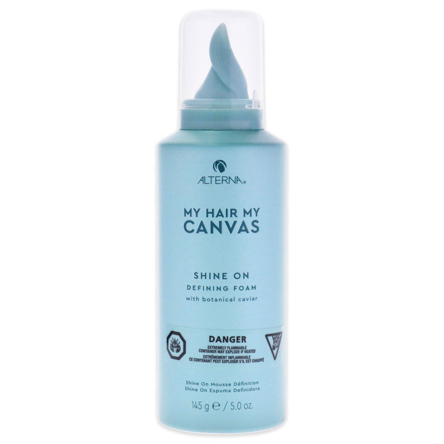 My Hair My Canvas Shine On Defining Foam by Alterna for Unisex - 5 oz Foam Image 1