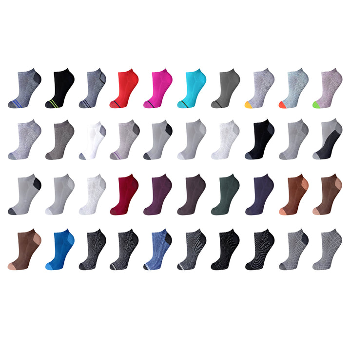 Multi-Pack: Mens Active Low-Cut Performance Socks Image 1
