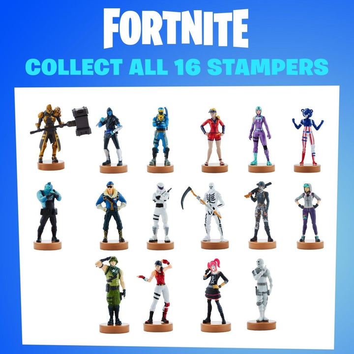 Fortnite Stampers 5 Pack Overtaker Alpine Munitions Skull Trooper PMI International Image 4