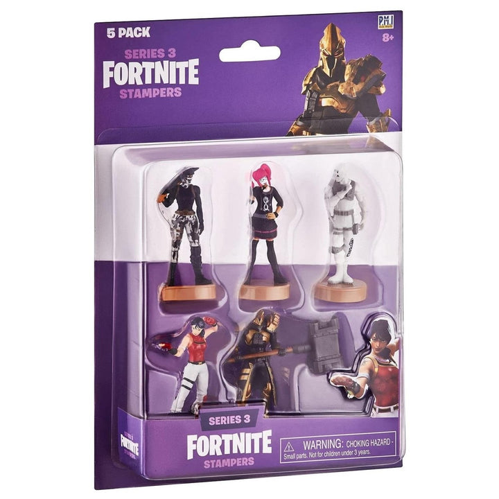 Fortnite Stampers 5pk Elite Agent Lace Overtaker Scarlet Knight PMI International Image 2