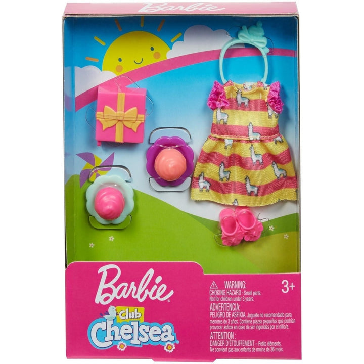 Barbie Club Chelsea Birthday Doll Accessories Pack Llama Dress GHV61 Mattel Image 4