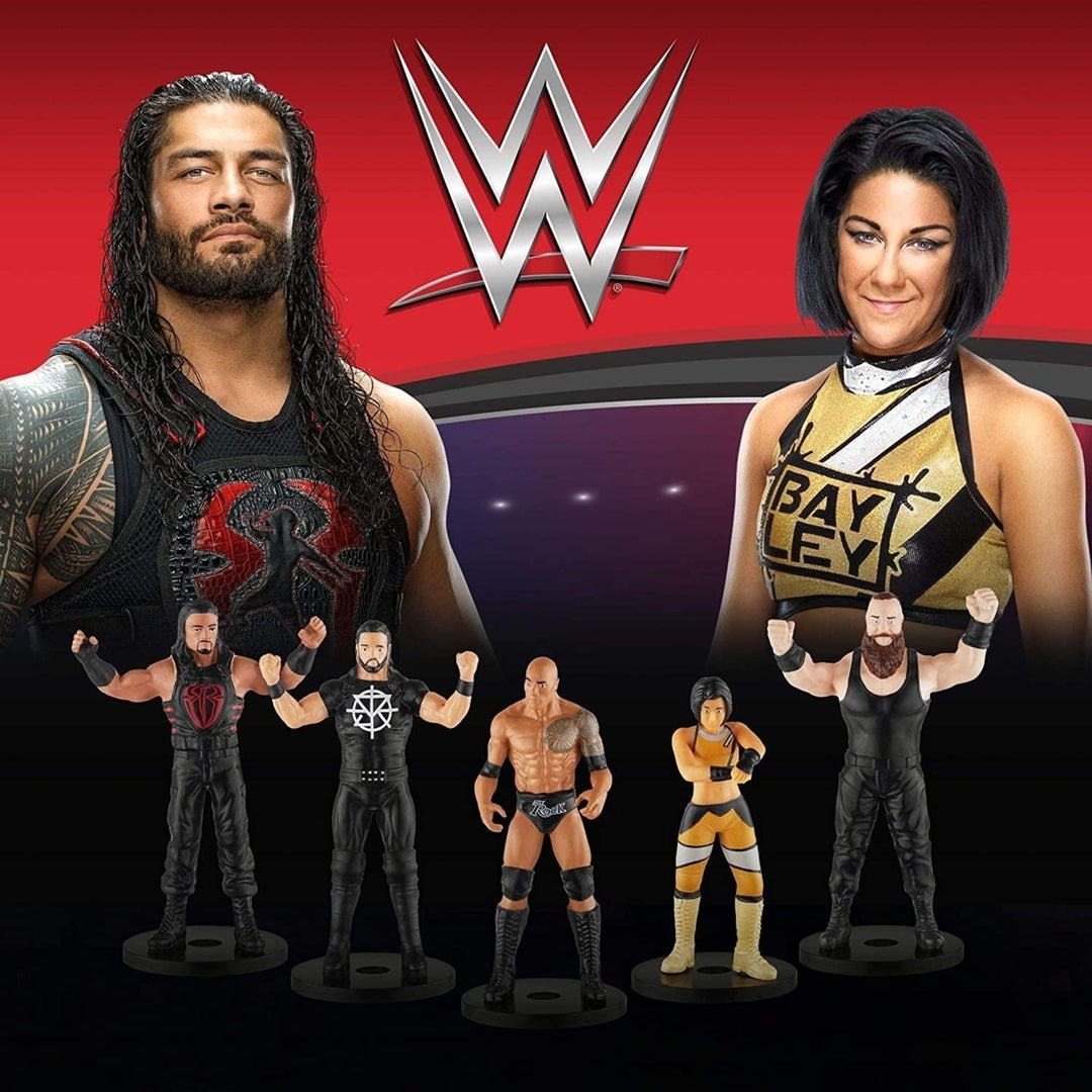 WWE Pencil Toppers 5pk Bayley Rollins Roman Reigns The Rock Strowman PMI International Image 7