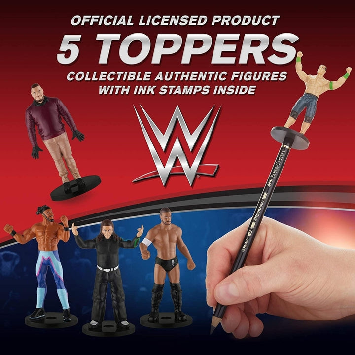 WWE Pencil Toppers 5pk Finn Balor John Cena Bray Wyatt Kofi Jeff Hardy PMI International Image 4